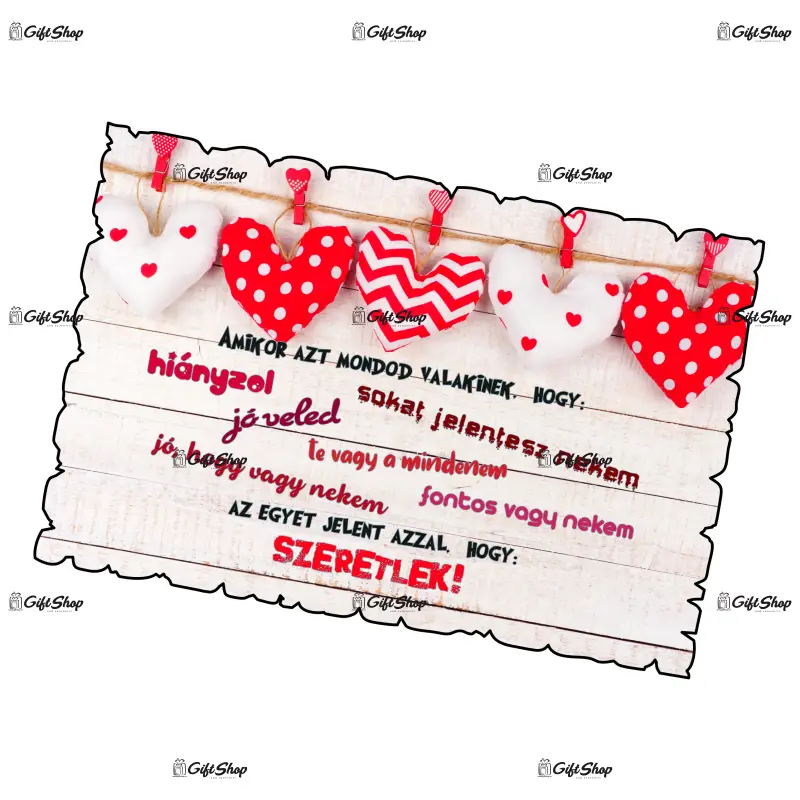 Mgs053-magnet frigider-szeretlek